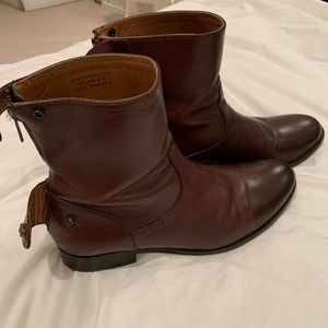 FRYE - short brown boots - genuine leather